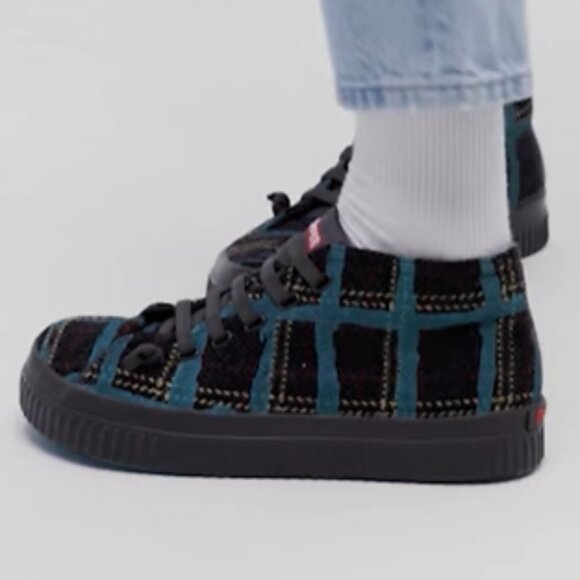 NEW CAMPER Peu Roda Sneaker Booties IN Teal Multi for women 1225 8t4 - Picture 3 of 15